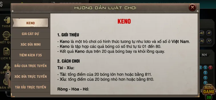 Game Nhanh Keno Tại B52 Club Đỉnh Cao Quay Số Trúng Lớn 2026