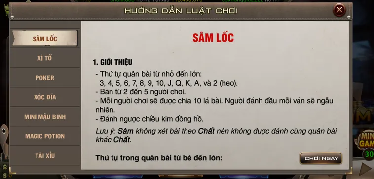 Bật Mí Bí Quyết Chơi Sâm Lốc Nhà Cái B52 Club Luôn Giành Chiến Thắng