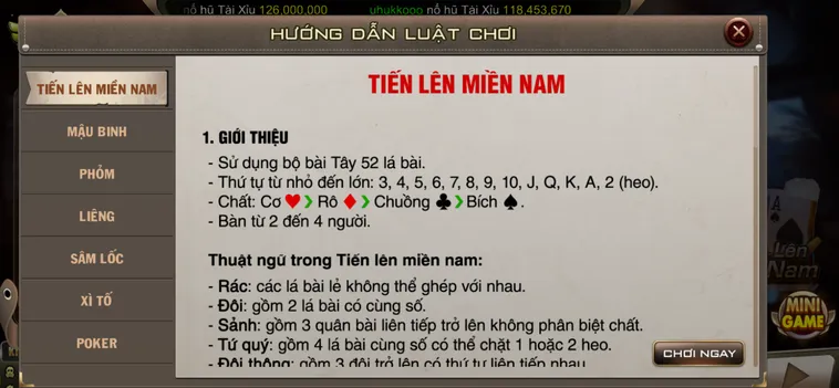 Chinh Phục Tiến Lên Miền Nam Nhà Cái B52 Club Nhận Thưởng Cực Lớn Mỗi Ngày
